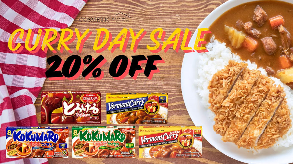 Cosmetic & Living's Japanese Curry Day 20% Off Sale